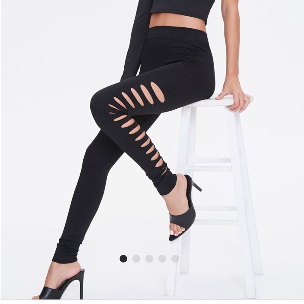 Ladder Cutout Leggings